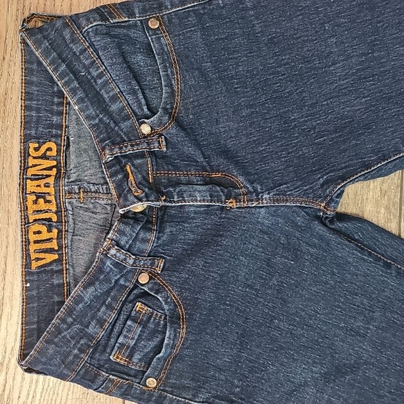 Women's, Blue, Skinny, Jeans, Vip, Stretch, Dark, Casual, Summer, Vacation, - Picture 3 of 7